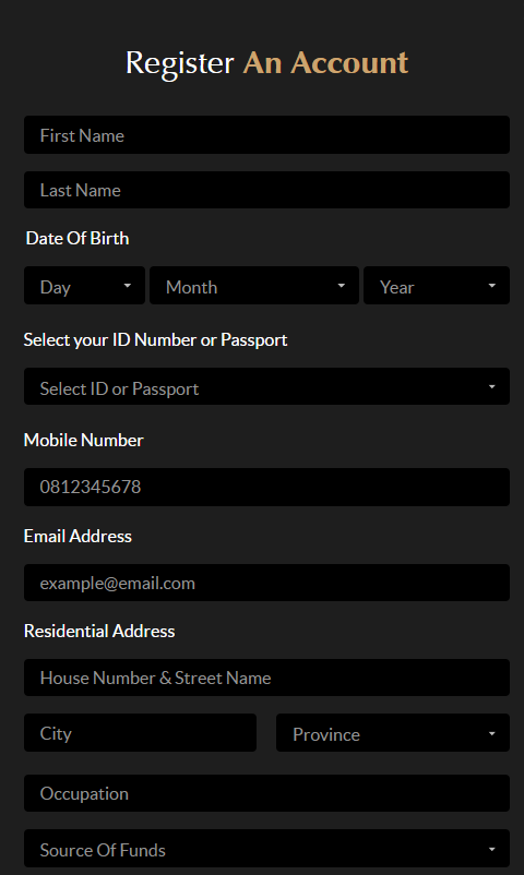 PlayTSOGO Sign Up